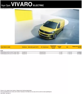 Opel-katalog i Tromsø | Prisliste Opel Vivaro Electric varebil | 2024-09-03T00:00:00.000Z - 2025-09-03T00:00:00.000Z
