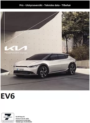 Kia-katalog i Mandal | Kia EV6 | 2024-09-04T00:00:00.000Z - 2025-09-04T00:00:00.000Z