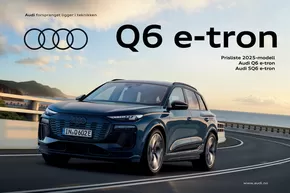 Audi-katalog | Audi - Prisliste Q6 e-tron. | 2024-09-20T00:00:00.000Z - 2025-09-20T00:00:00.000Z