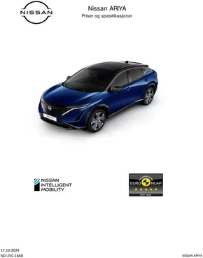 Nissan-katalog i Egersund | Nissan ARIYA | 2024-10-18T00:00:00.000Z - 2025-10-18T00:00:00.000Z