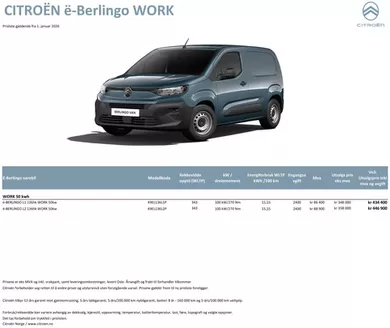 Citroën-katalog i Loddefjord | Kundeprisliste e Berlingo Work Varebil 2026 | 2026-01-01T00:00:00.000Z - 2026-12-31T00:00:00.000Z