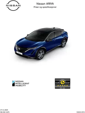 Nissan-katalog i Gol | ARIYA | 2024-11-28T00:00:00.000Z - 2025-11-28T00:00:00.000Z