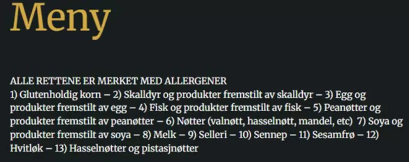 Skipperstua Restaurant-katalog | Menu | 2026-03-19T00:00:00.000Z - 2026-08-31T00:00:00.000Z