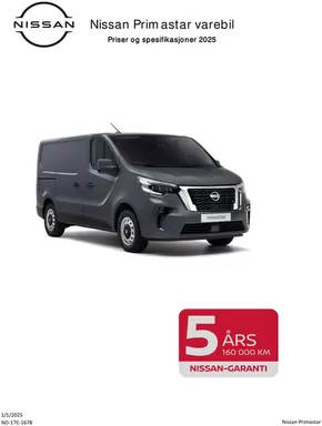 Nissan-katalog i Kragerø | Nissan Primastar | 2025-01-08T00:00:00.000Z - 2026-01-08T00:00:00.000Z