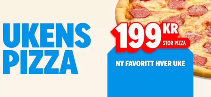 Domino's Pizza-katalog | Ukens Pizza | 2026-04-01T00:00:00.000Z - 2026-04-15T00:00:00.000Z