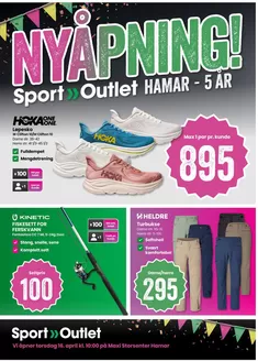 Sport Outlet-katalog | Nye tilbud å oppdage | 2026-04-13T00:00:00.000Z - 2026-04-27T00:00:00.000Z