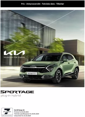 Kia-katalog i Spikkestad | Kia Sportage | 2025-04-17T00:00:00.000Z - 2026-04-17T00:00:00.000Z