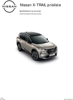 Nissan-katalog i Kragerø | X-Trail | 2025-04-22T00:00:00.000Z - 2026-04-22T00:00:00.000Z