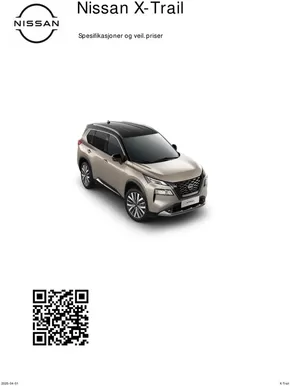 Nissan-katalog i Egersund | X-Trail | 2025-04-24T00:00:00.000Z - 2026-04-24T00:00:00.000Z