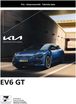 Kia-katalog i Kristiansund | Kia EV6 GT | 2025-04-27T00:00:00.000Z - 2026-04-27T00:00:00.000Z
