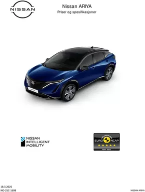 Nissan-katalog i Egersund | ARIYA | 2025-05-02T00:00:00.000Z - 2026-05-02T00:00:00.000Z