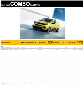 Opel-katalog i Askim | Prisliste Opel Combo Electric varebil | 2025-05-03T00:00:00.000Z - 2026-05-03T00:00:00.000Z