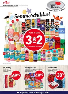 Nærbutikken-katalog i Bryggja | Sommerdrikke! | 2025-05-05T00:00:00.000Z - 2025-05-31T00:00:00.000Z