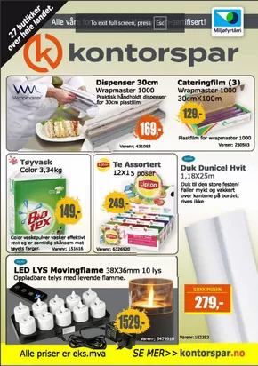 Kontorspar-katalog i Bergen | 27 butikker over hele landet. | 2025-05-07T00:00:00.000Z - 2025-06-20T00:00:00.000Z