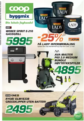 Coop Byggmix-katalog i Brønnøysund | Coop Byggmix Kundeavis | 2025-05-12T00:00:00.000Z - 2025-05-25T00:00:00.000Z