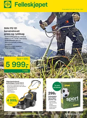 Felleskjøpet-katalog i Horten | Spar 1 500, 5 999, | 2025-05-12T00:00:00.000Z - 2025-05-25T00:00:00.000Z