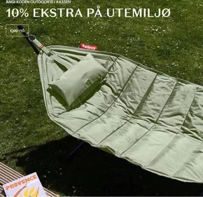 RoyalDesign-katalog | 10% ekstra på utemiljø | 2025-05-12T00:00:00.000Z - 2025-05-30T00:00:00.000Z
