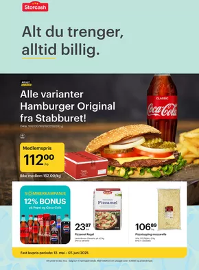 Storcash-katalog i Birkeland | Alt du trenger, alltid billig. | 2025-05-12T00:00:00.000Z - 2025-06-07T00:00:00.000Z