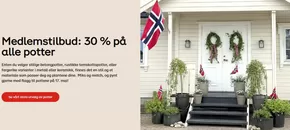 Plantasjen-katalog i Lier | Medlemstilbud: 30 % på alle potter | 2025-05-13T00:00:00.000Z - 2025-05-27T00:00:00.000Z