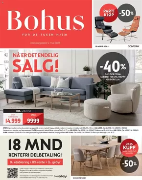 Bohus-katalog i Førde | Bohus Kundeavis | 2025-05-05T00:00:00.000Z - 2025-06-04T00:00:00.000Z