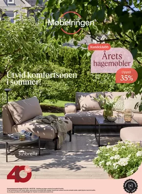 Møbelringen-katalog i Bjerkvik | Årets hagemøbler | 2025-05-16T00:00:00.000Z - 2025-07-06T00:00:00.000Z