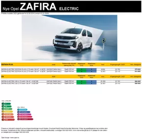 Opel-katalog i Tromsø | Prisliste Opel Zafira Electric | 2025-05-18T00:00:00.000Z - 2026-05-18T00:00:00.000Z