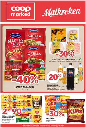 Matkroken-katalog i Kristiansund | Stort utvalg av tilbud | 2025-05-19T00:00:00.000Z - 2025-05-25T00:00:00.000Z