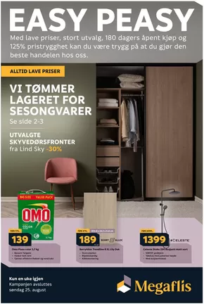 Megaflis-katalog i Birkeland | Megaflis Kundeavis | 2025-05-18T00:00:00.000Z - 2025-08-25T00:00:00.000Z