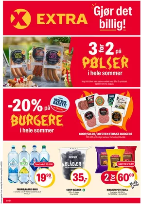 Coop Extra-katalog i Hovdebygda | Coop Extra Kundeavis | 2025-05-19T00:00:00.000Z - 2025-05-25T00:00:00.000Z