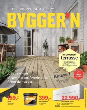 Bygger'n-katalog i Støren | Utesesongen starter hos | 2025-05-19T00:00:00.000Z - 2025-06-01T00:00:00.000Z