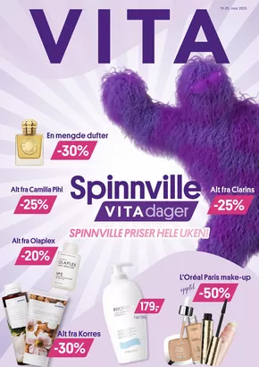 VITA-katalog i Førde | Spinnville Vita dager | 2025-05-19T00:00:00.000Z - 2025-05-25T00:00:00.000Z