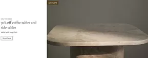 30% off coffee tables and side tables