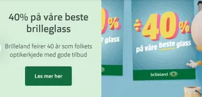 Brilleland-katalog i Sarpsborg | 40% på våre beste brilleglass | 2025-05-22T00:00:00.000Z - 2025-06-01T00:00:00.000Z
