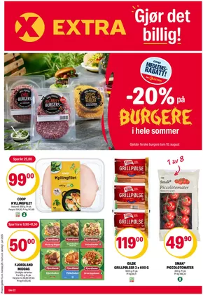 Coop Extra-katalog i Øyestranda | Våre beste tilbud for deg | 2025-05-26T00:00:00.000Z - 2025-06-01T00:00:00.000Z