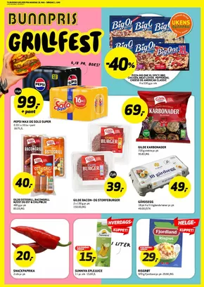Bunnpris-katalog i Ørsta | Nye tilbud å oppdage | 2025-05-26T00:00:00.000Z - 2025-06-01T00:00:00.000Z