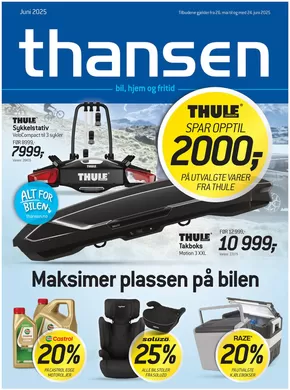 Thansen-katalog i Skien | Aktuell kundeavis Thansen | 2025-05-26T00:00:00.000Z - 2025-06-24T00:00:00.000Z