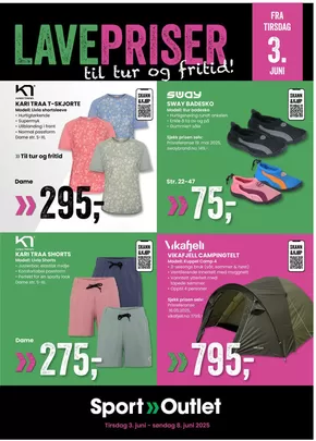 Sport Outlet-katalog i Egersund | Våre beste tilbud for deg | 2025-06-03T00:00:00.000Z - 2025-06-08T00:00:00.000Z