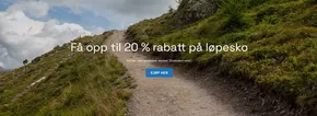 Skistart-katalog i Egersund | Få opp til 20 % rabatt på løpesko | 2025-06-03T00:00:00.000Z - 2025-06-17T00:00:00.000Z
