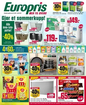 Europris-katalog i Gol | Europris DM 24-25 MYBRING | 2025-06-10T00:00:00.000Z - 2025-06-14T00:00:00.000Z