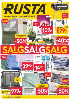 Rusta-katalog i Sogndal (Sogn og Fjordane) | Rusta Kundeavis | 2025-06-10T00:00:00.000Z - 2025-06-14T00:00:00.000Z
