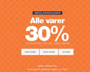 Match-katalog i Bodø | Alle varer 30% | 2025-06-11T00:00:00.000Z - 2025-06-15T00:00:00.000Z