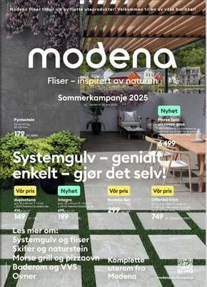 Modena Fliser-katalog | Sommerkampanje 2025 | 2025-06-11T00:00:00.000Z - 2025-06-28T00:00:00.000Z