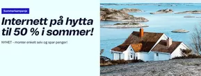 Telenor-katalog | Internett på hytta til 50 % i sommer! | 2025-06-11T00:00:00.000Z - 2025-06-25T00:00:00.000Z