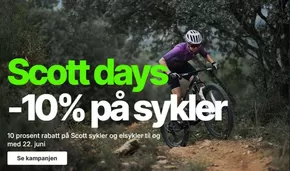 Scott days -10% på sykler