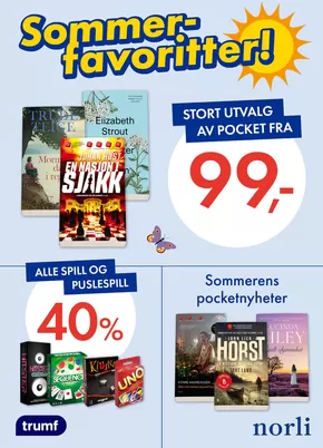 Norli-katalog | Sommer favoritter! | 2025-06-12T00:00:00.000Z - 2025-09-30T00:00:00.000Z