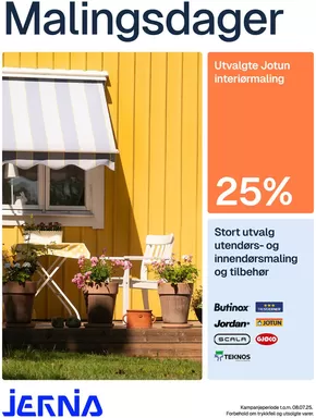 Jernia-katalog i Tromsø | Malingsdager | 2025-06-12T00:00:00.000Z - 2025-07-08T00:00:00.000Z