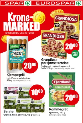 Spar-katalog | Topptilbud og rabatter | 2025-06-16T00:00:00.000Z - 2025-06-22T00:00:00.000Z