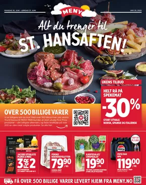 Meny-katalog i Tennfjord | Meny Kundeavis | 2025-06-16T00:00:00.000Z - 2025-06-21T00:00:00.000Z