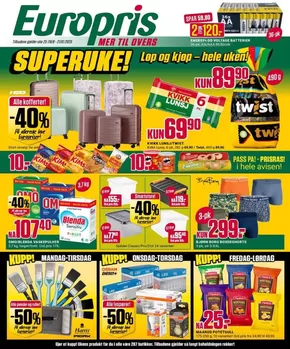 Europris-katalog i Tinn Austbygd | Europris DM 25-25 MYBRING | 2025-06-16T00:00:00.000Z - 2025-06-21T00:00:00.000Z