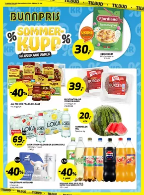 Bunnpris-katalog i Re | Våre beste tilbud for deg | 2025-06-16T00:00:00.000Z - 2025-06-22T00:00:00.000Z